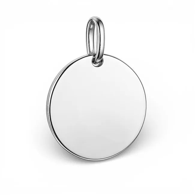 Balabinka Silver Pendant Coin for Engraving