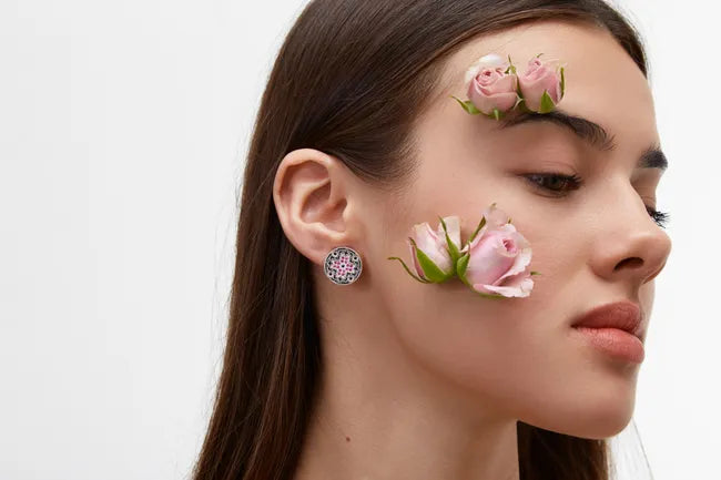 Balabinka Round Silver Earrings Kultura