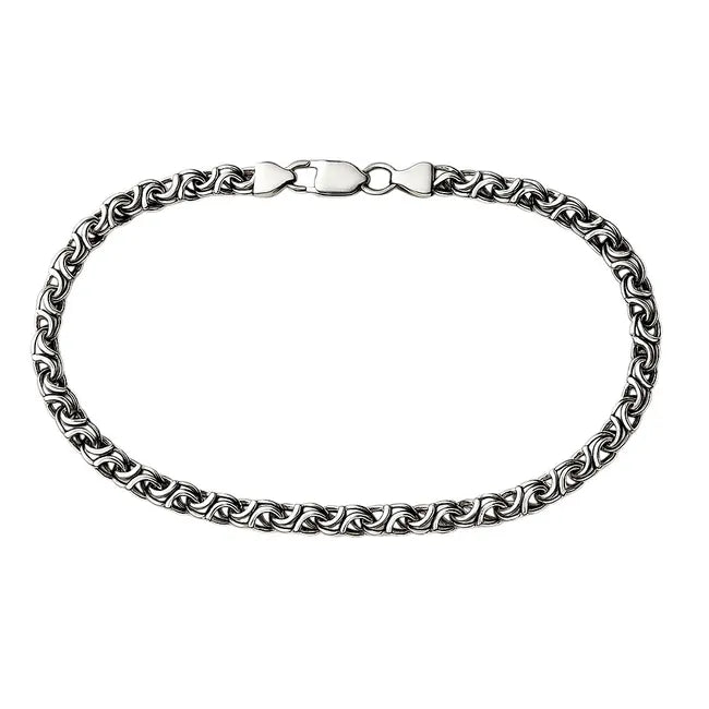 Balabinka Silver Bracelet “Double Stream” with Gift Set Bag