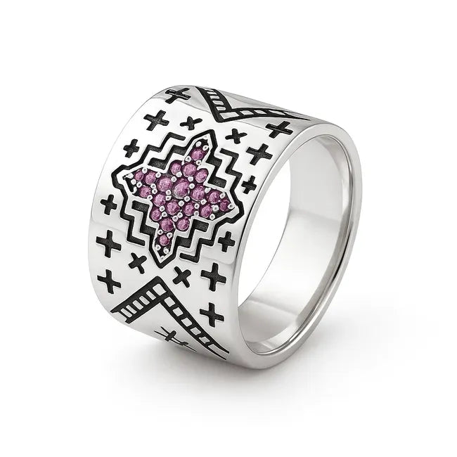 Balabinka Silver “Culture” Ring