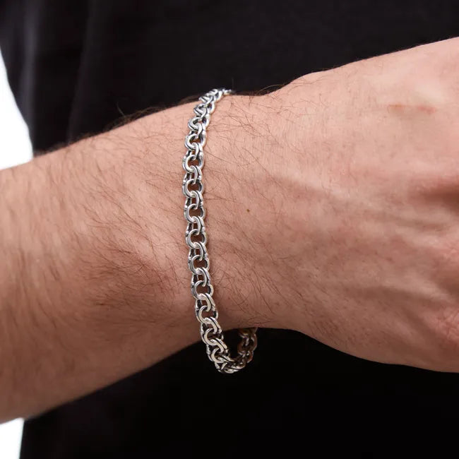 Balabinka Silver Bracelet Flat Bismarck