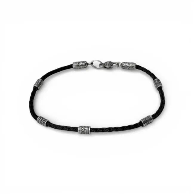 Balabinka Silver “Power” Silk Bracelet
