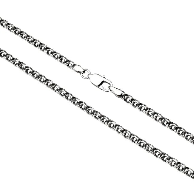 Balabinka Silver Flat Bismarck Chain