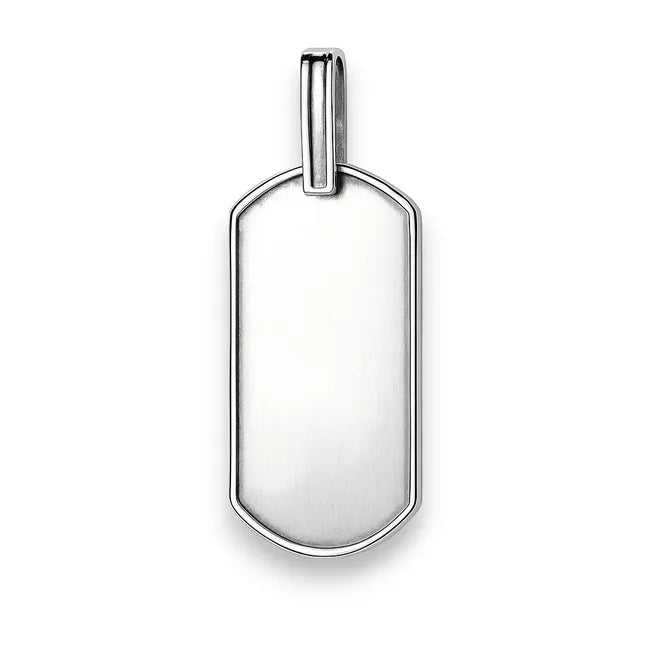 Balabinka Silver Engravable Medallion Pendant