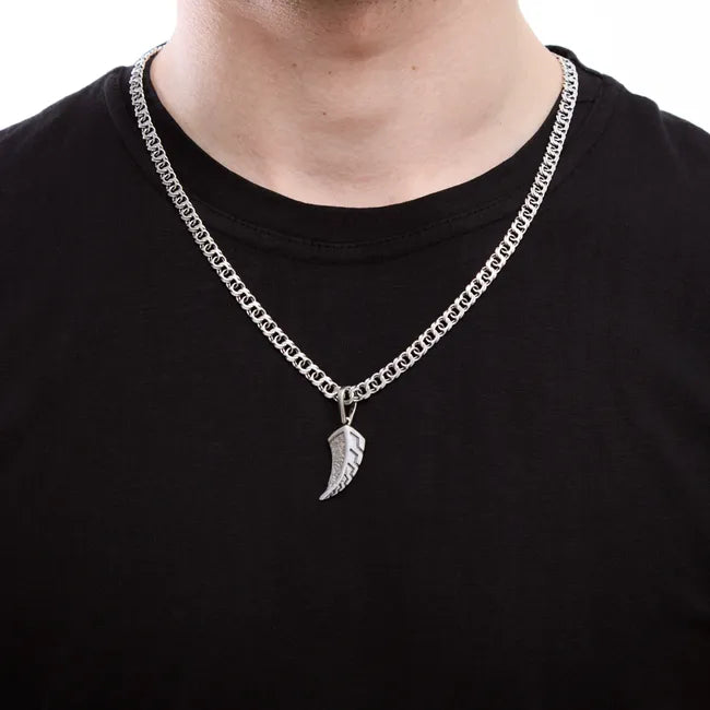 Balabinka Silver Fang Pendant
