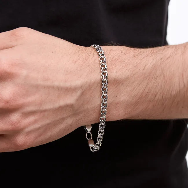 Balabinka Silver Flat Bismarck Bracelet
