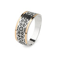 Balabinka Silver Vyshyvanka Wedding Ring