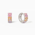Balabinka Silver Earrings with Marquis Stones