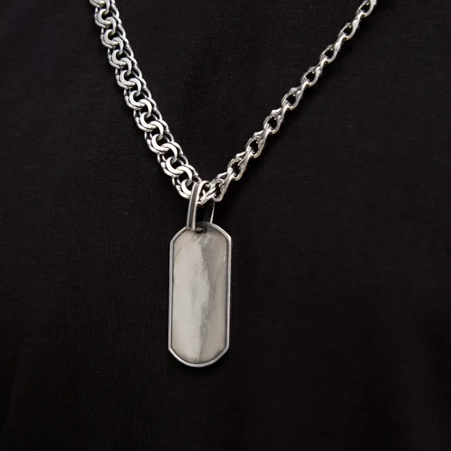 Balabinka Silver Engravable Medallion Pendant