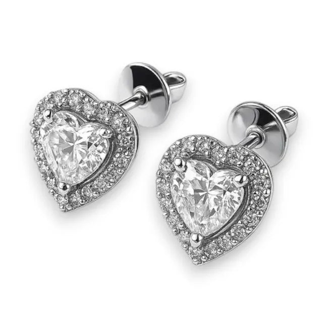 Balabinka Silver Earrings Marseille Heart