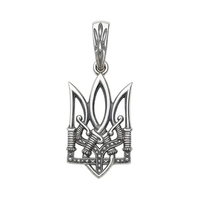 Balabinka Silver Pendant Trident