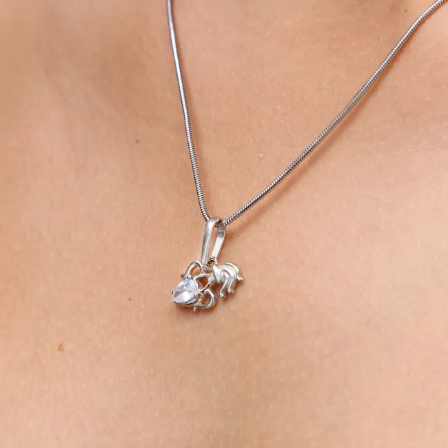 Balabinka Silver Aquarius Pendant