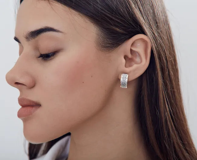 Balabinka Silver Earrings Vyshyvka