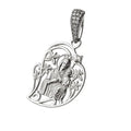 Balabinka Silver Pendant Mother of God with Child