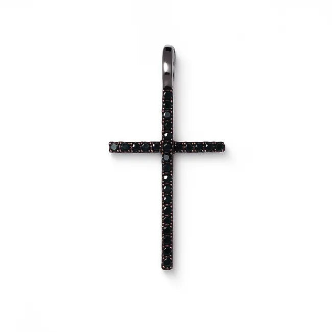 Balabinka Silver Cross “Tenderness” Pendant