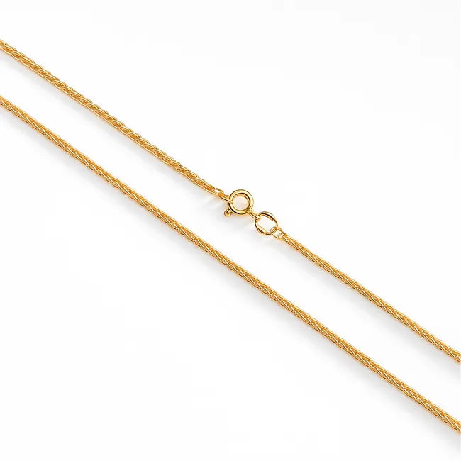 Balabinka Silver “Wheat” Gold-Plated Chain