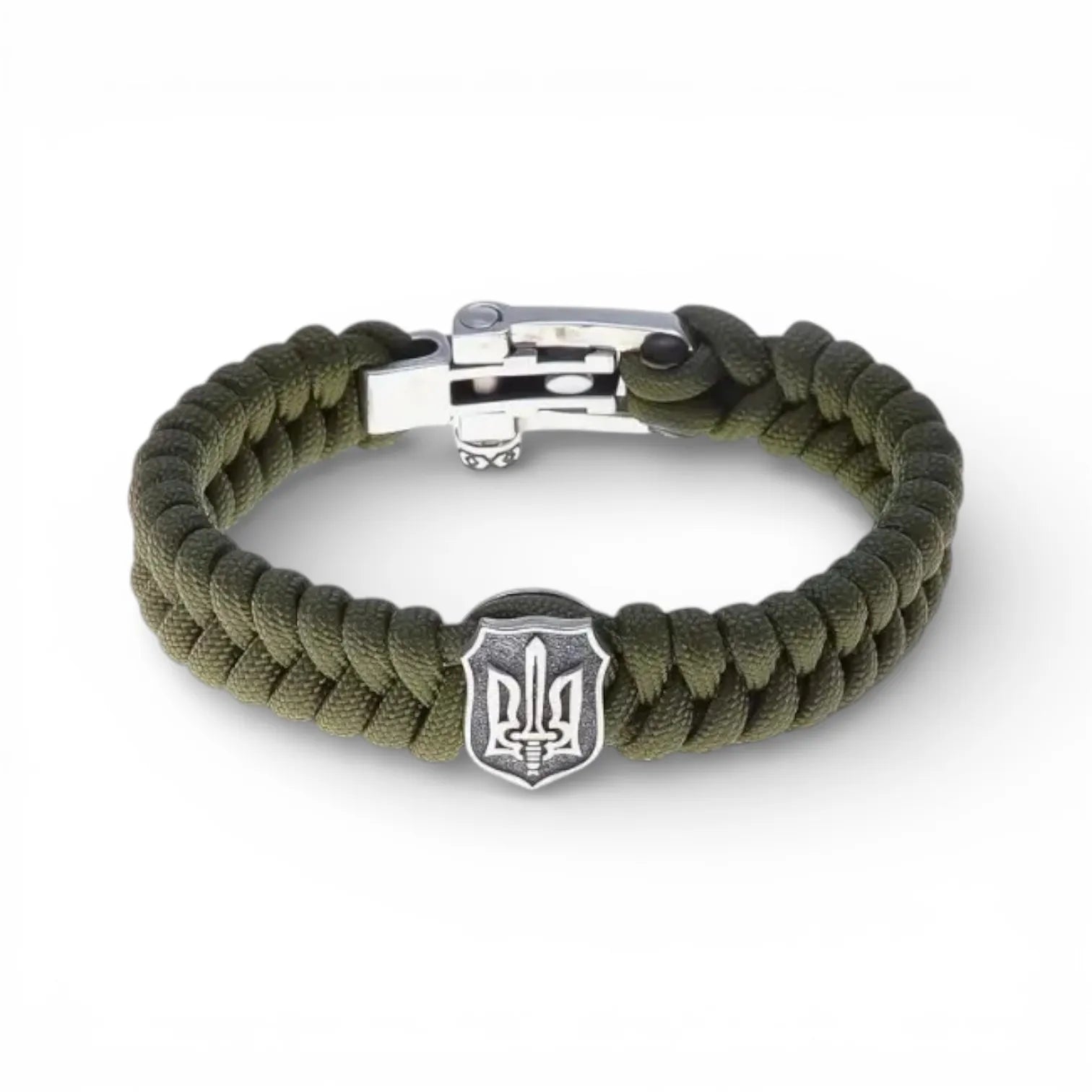 Balabinka Silver Bracelet Strength with Trident