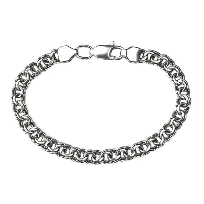 Balabinka Flat Bismarck Silver Bracelet