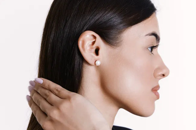 Balabinka Silver Pearl Earrings
