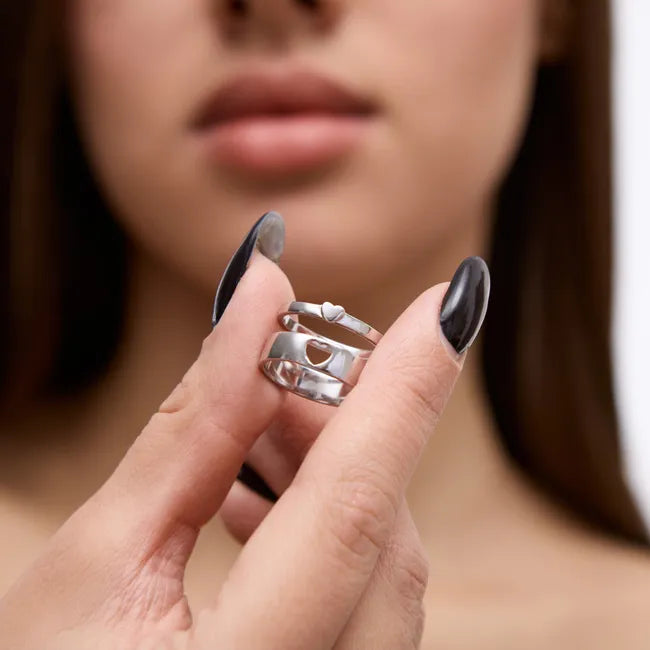 Balabinka Silver Heart Ring