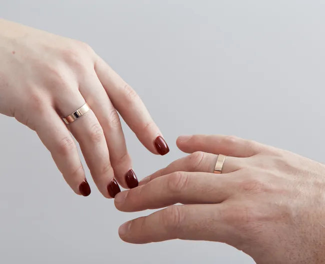 Balabinka Silver American Wedding Ring