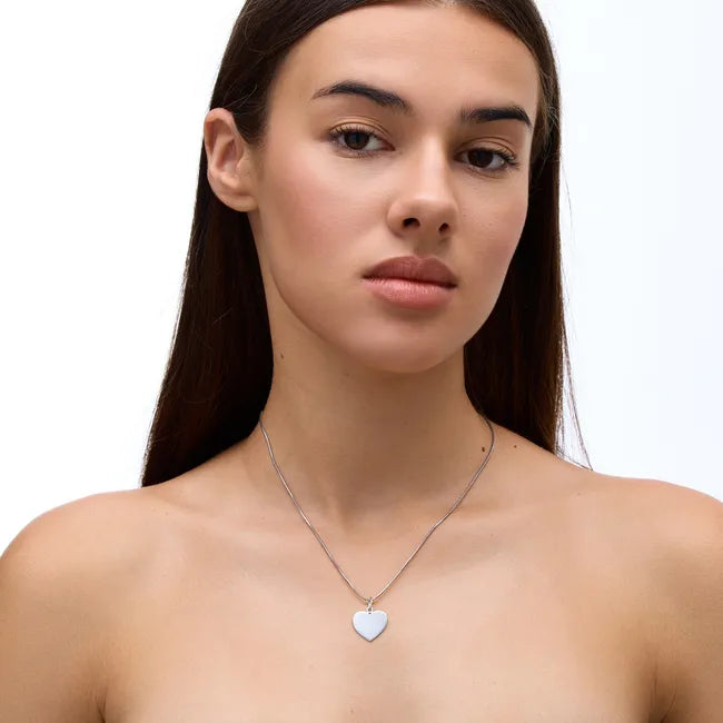 Balabinka Silver Heart Engravable Pendant