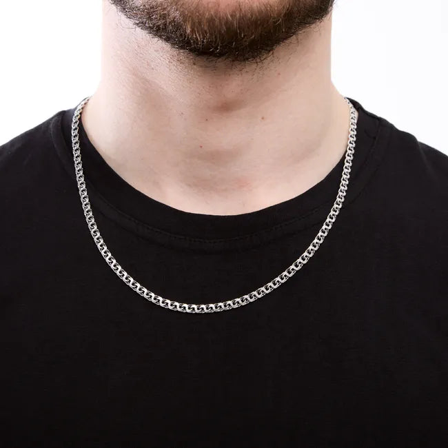 Balabinka Silver Flat Bismarck Chain
