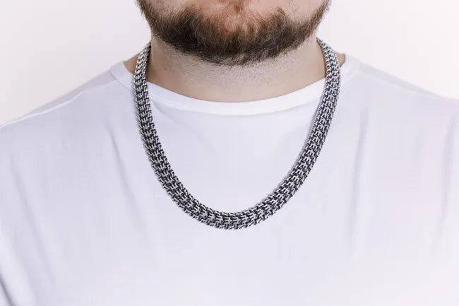Balabinka Silver Tryzub Chain