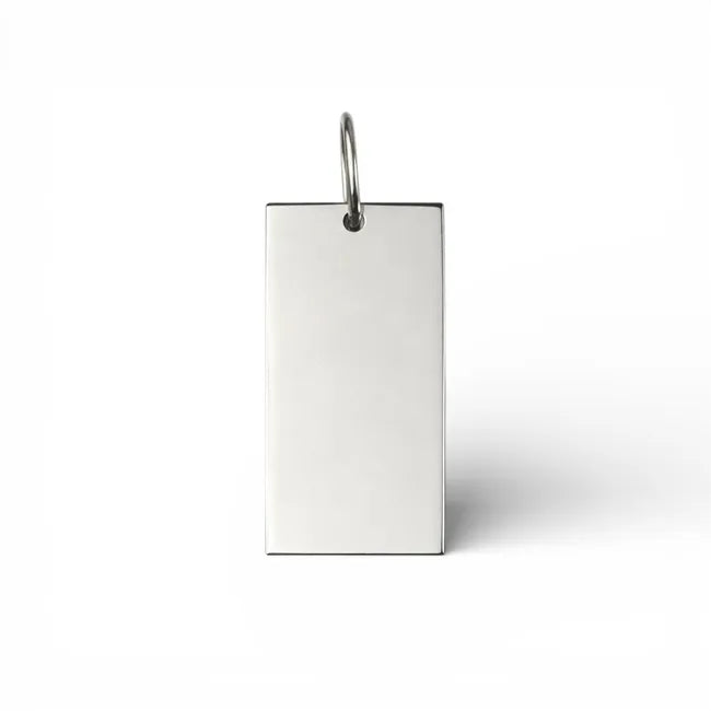 Balabinka Silver Engraving Plate Pendant