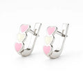 Balabinka Silver Children’s Earrings Hearts