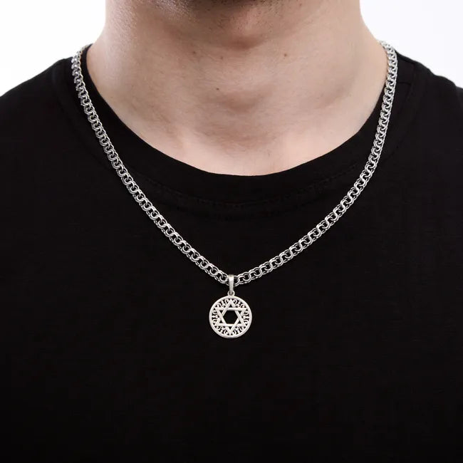 Balabinka Silver Star of David Pendant