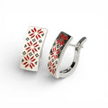 Balabinka Silver Earrings Vyshyvanochka