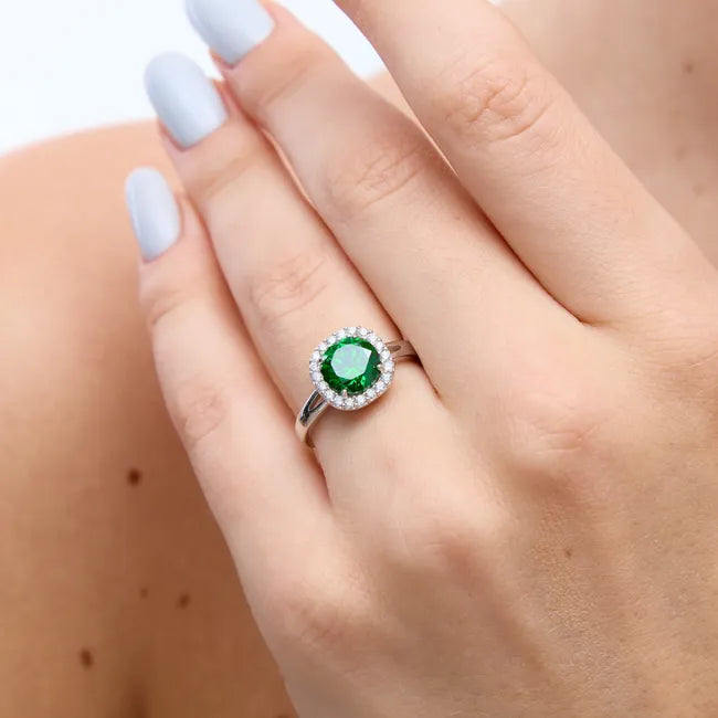 Balabinka Silver “Emerald” Ring