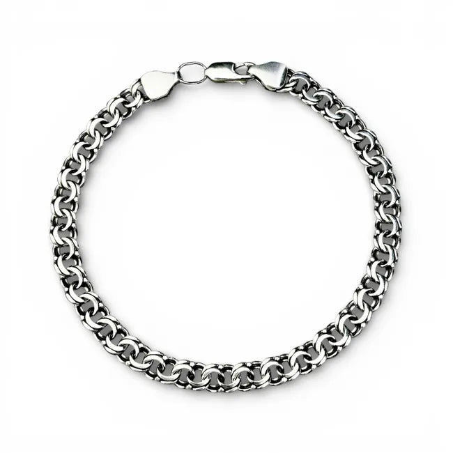 Balabinka Silver Bracelet Flat Bismarck