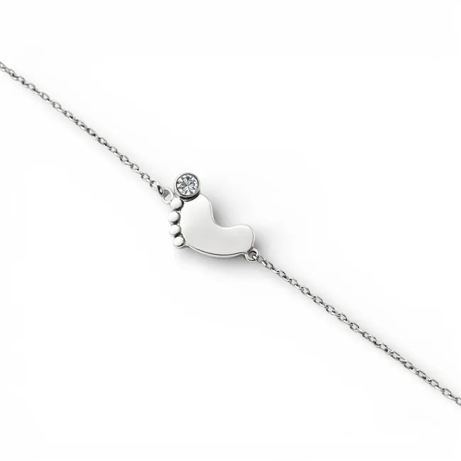 Balabinka Silver Bracelet Baby Foot