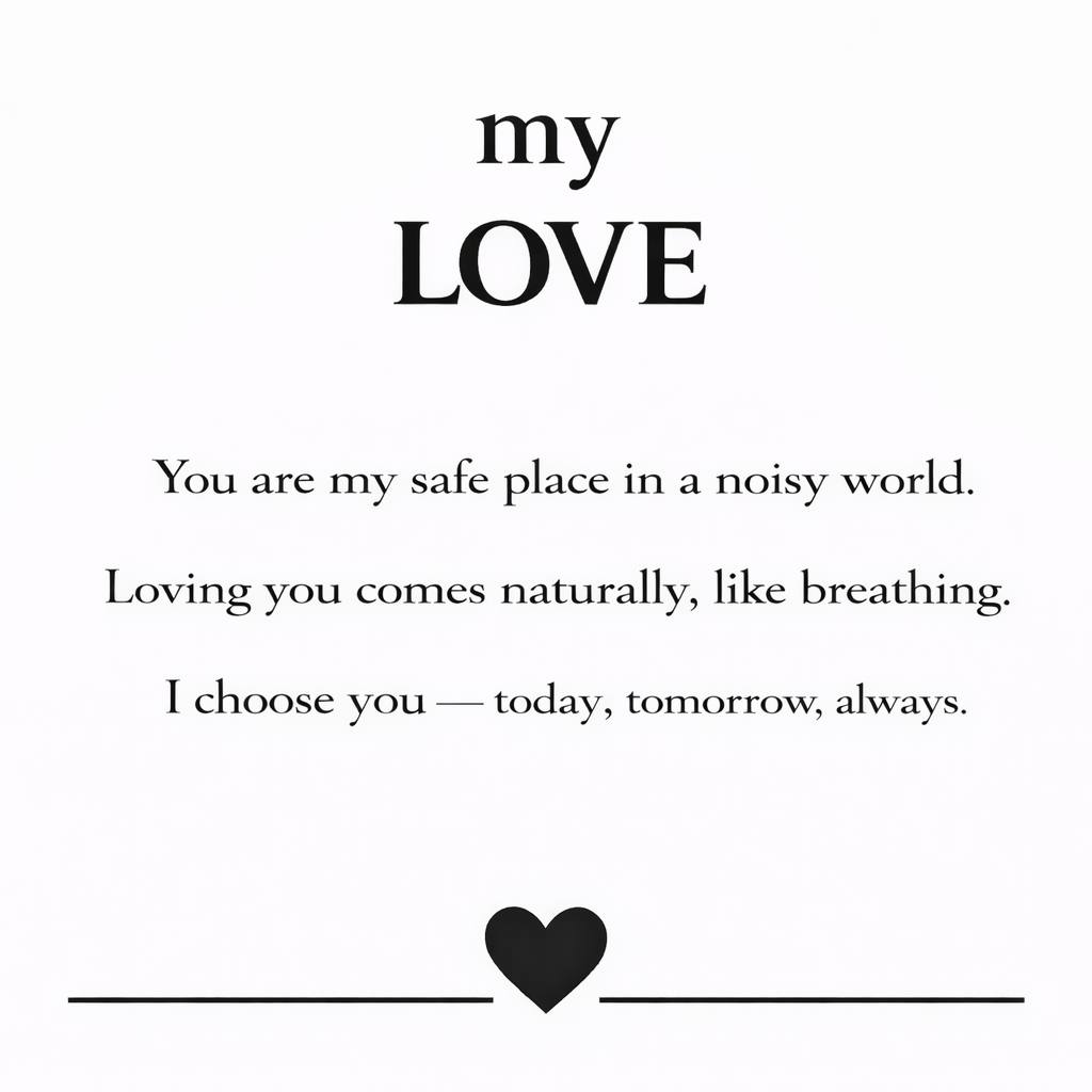 Balabinka “My Love” Card