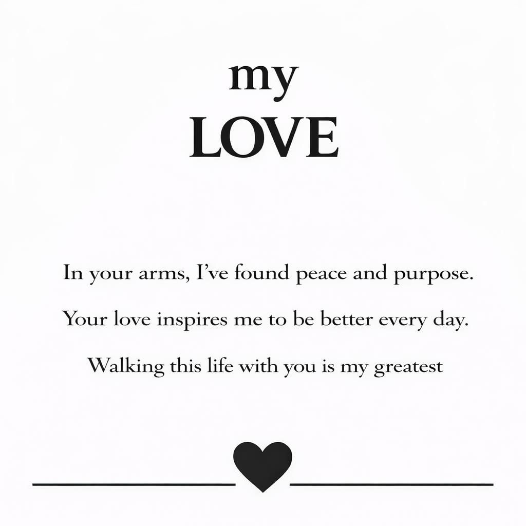 Balabinka “My Love” Card